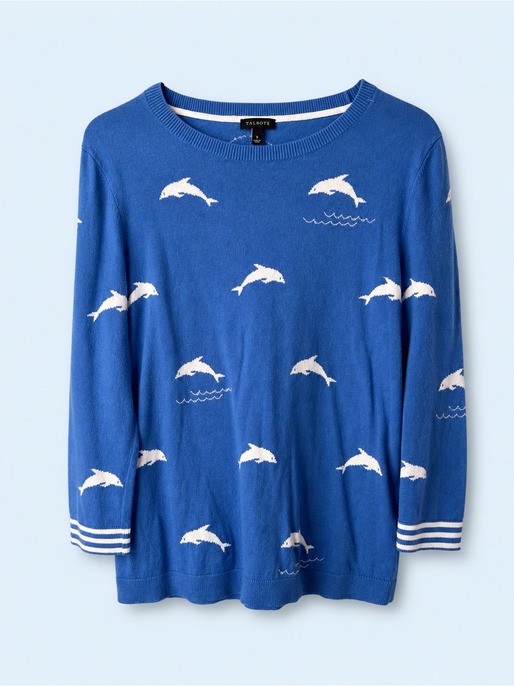 Talbots Dolphin Knit Top